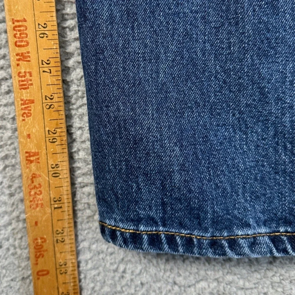 Levis 550 Jeans Mens 36X32 Blue Relaxed Fit Straight Leg Red Tab Denim Pants EUC